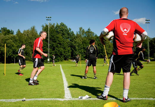 Alex Miller, tränare och Björn Wesström, assisterande