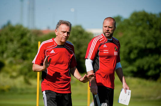 Alex Miller, tränare och Björn Wesström, assisterande