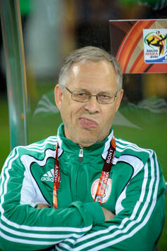 Lars Lagerbäck, förbundskapten Nigeria