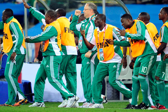 Lars Lagerbäck, förbundskapten Nigeria och hela