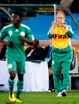 Lars Lagerbäck, förbundskapten Nigeria