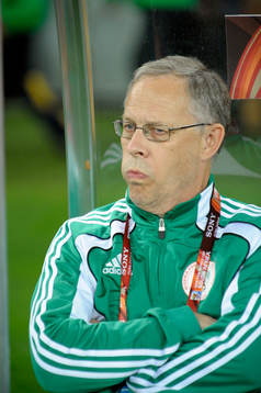 Lars Lagerbäck, förbundskapten Nigeria
