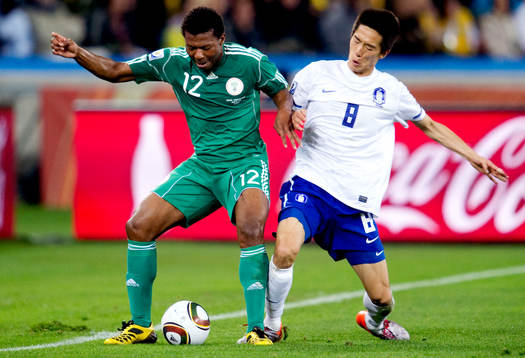 Kalu Uche, Nigeria, Kim Jung-Woo, Sydkorea