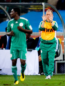 Lars Lagerbäck, förbundskapten Nigeria