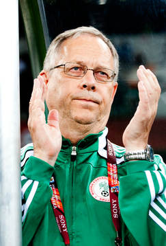 Lars Lagerbäck, förbundskapten Nigeria