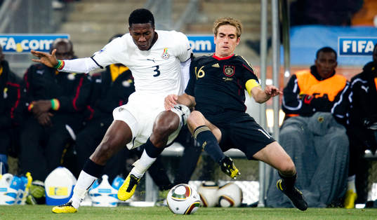 Asamoah Gyan, Ghana, Philipp Lahm, Tyskland
