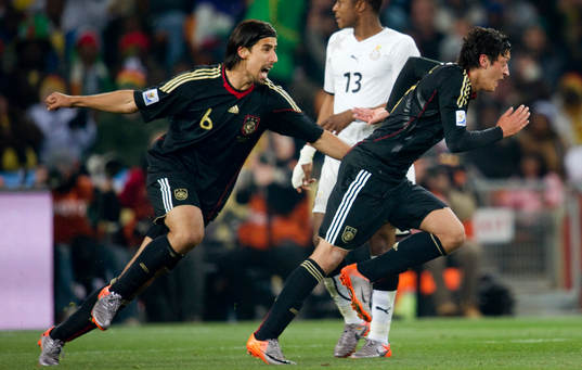 Sami Khedira, Mesut Özil, Tyskland jubel