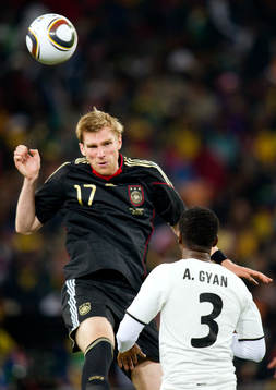 Per Mertesacker, Tyskland, Asamoah Gyan, Ghana