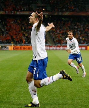 Robin Van Persie, Holland, jubel