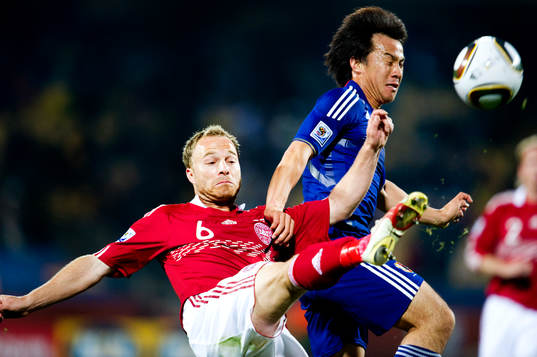 Lars Jacobsen, Danmark, Shinji Okazaki, Japan