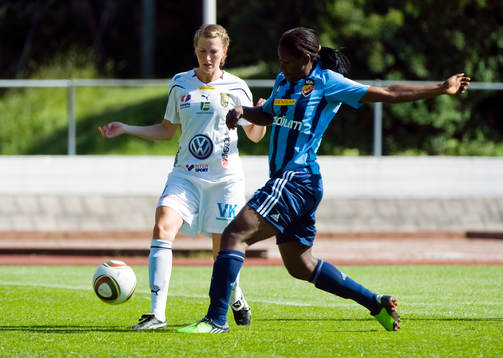 Emma Berglund, Umeå och Sarah Michel, Djurgården