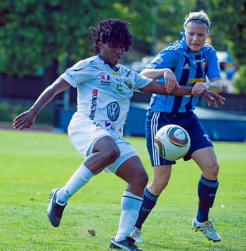 Rita Chikwelu, Umeå och Alexandra Höglund, Djurgården