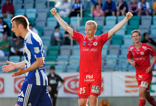 Tobias Eriksson, Kalmar, jubel