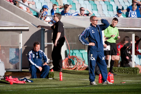 Stefan Rehn, assisterande tränare, Jonas Olsson, tränare,