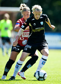 Fotboll, dam, damallsvenskan, Kristianstad - Kopparbergs /
