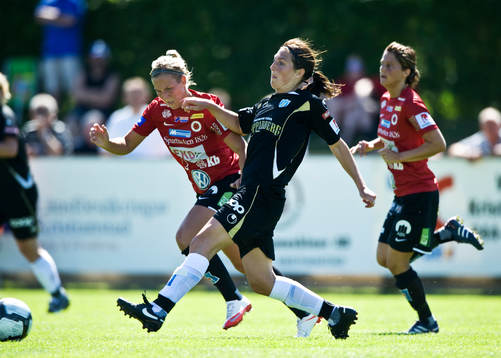 Fotboll, dam, damallsvenskan, Kristianstad - Kopparbergs /