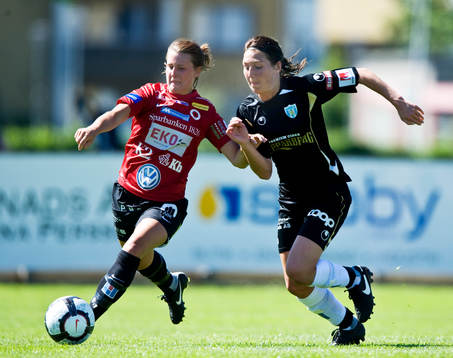 Fotboll, dam, damallsvenskan, Kristianstad - Kopparbergs /