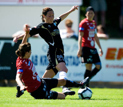 Anna Ahlstrand, Göteborg, glidtacklas