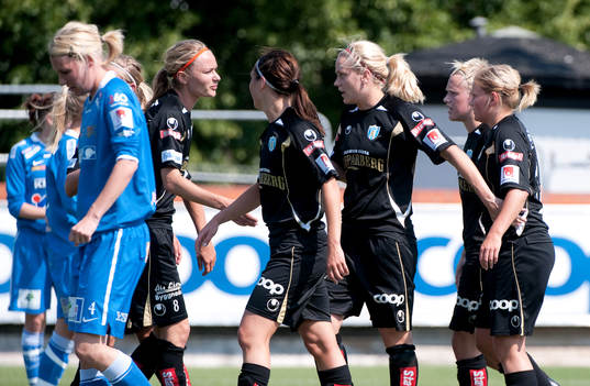 Fotboll, dam, Damallsvenskan, Kopparbergs/Göteborg -
