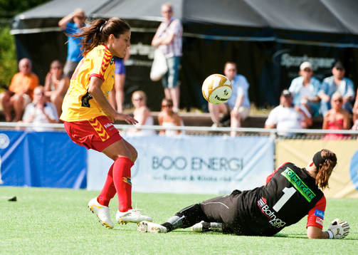 Madelaine Edlund, Tyresö utmanar Sofia Lundgren, målvakt