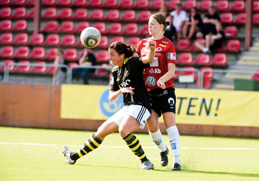 Clara Markstedt, AIK och Mia Carlsson, Kristianstad