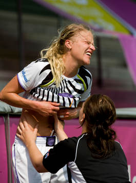 Frida Nordin, Malmö, skada