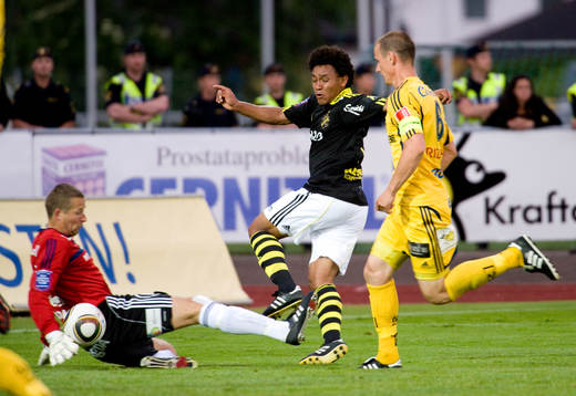 Daniel Andersson, målvakt och Antonio Flavio, AIK