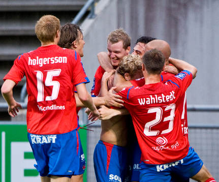Erik Sundin, Helsingborg, jubel