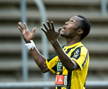 Johan Chibuike, Häcken, tackar högre makter