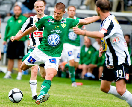 Pär Cederqvist, Jönköping gjorde 2 mål i första