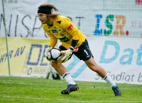 Peter Karlsson, målvakt Landskrona