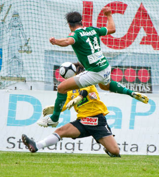 Tomas Backman, Jönköping har en chans mot Peter Karlsson,