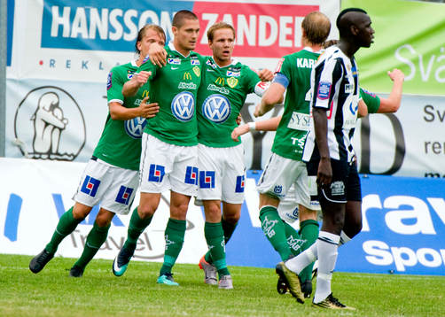 Pär Cederqvist, Jönköping gjorde 2 mål i första