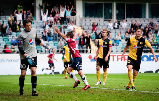 Björn Anklev, Örgryte, jubel