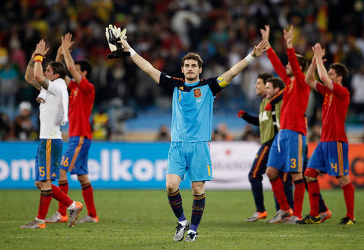 Iker Casillas, Spanien, jubel