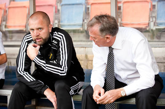 Björn Wesström, assisterande tränare och Alex Miller,