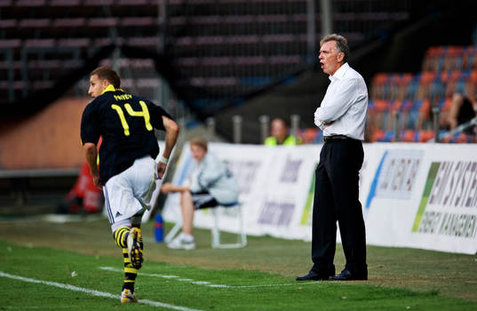 Alex Miller, tränare, AIK, skäller