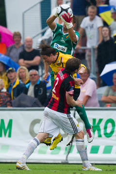 Peter Gitselov, Mjällby, Kristoffer Nordfeldt, målvakt