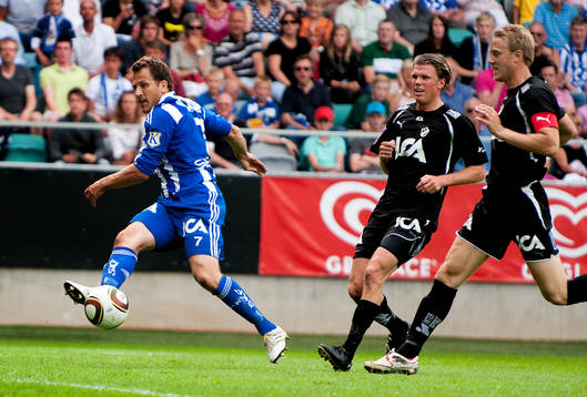 Tobias Hysén, Göteborg, gör 1-0