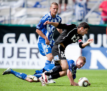 Anel Raskaj, Halmstad, Sebastian Eriksson, Göteborg