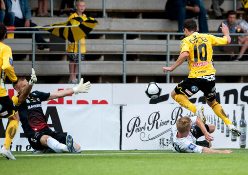 Martin Ericsson, Elfsborg och John Alvbåge, målvakt,