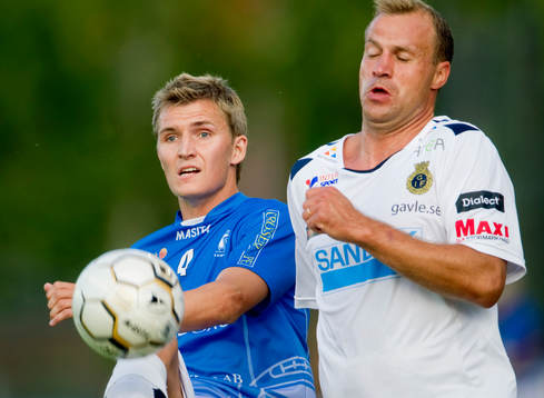 Hans Berggren, Gefle, och Peter Abelsson,Trelleborg