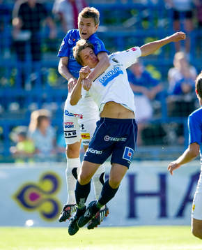 Peter Abelsson, Trelleborg och Marcus Hansson, Gefle
