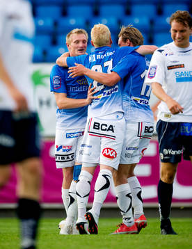 Fredrik Jensen, Trelleborg gjorde 2-1. Jubel!
