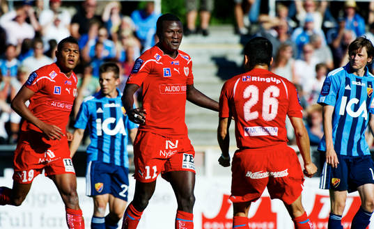 Abiola Dauda, Kalmar, jubel