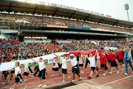 Fotboll, Gothia Cup, ungdom, Invigning