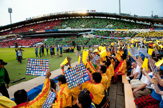 Fotboll, Gothia Cup, Invigning
