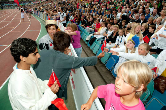 Fotboll, Gothia Cup, Invigning