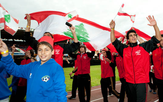 Fotboll, Gothia Cup, Invigning