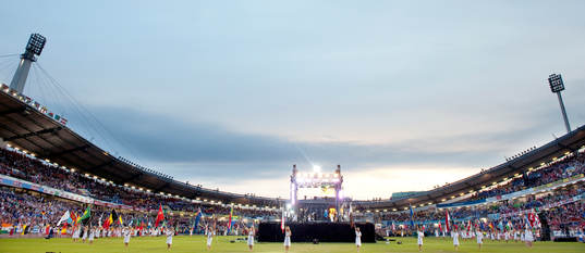 Fotboll, Gothia Cup, Invigning